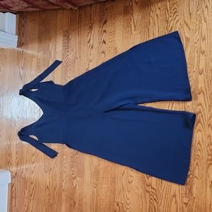 CeCe navy blue wide leg jumpsuit 10